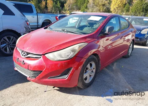 2015 Hyundai Elantra Se z USA, uszkodzony, nr VIN KMHDH4AE5FU347980